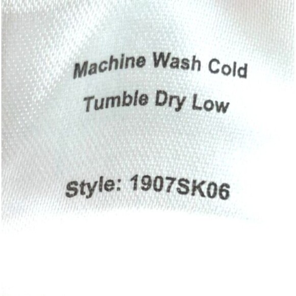 New Choosy Women 6 Small White Eyelet Fully Lined Mini Skirt Smocking Ruffle T - Picture 7 of 8